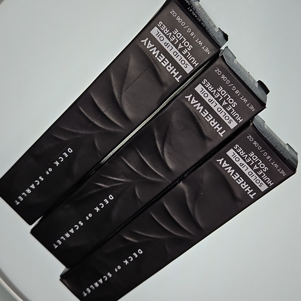 (3) Deck Of Scarlet Threeway Solid Lip Oil - Natural Nectar